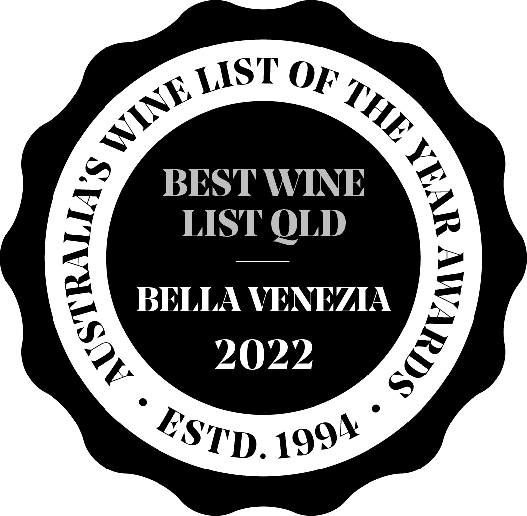 Dine In Menu Bella Venezia Mooloolaba